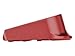 NDZ Performance Magazine Base Plate Finger Extension for Glock 17 19 22 23 24 31 Gen 1-5 9mm .40 .357 SIG, Weighted Aluminum with Aspis Cut Design, Accessories - Red, Two Pack