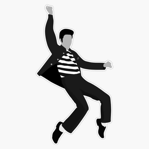 Elvis Jailhouse Rock Pose Window Bumper Sticker Decal 5