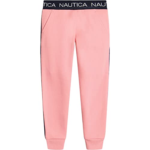 Jogger Nautica rose flamingo en molleton taille 16 pour fille avec poches