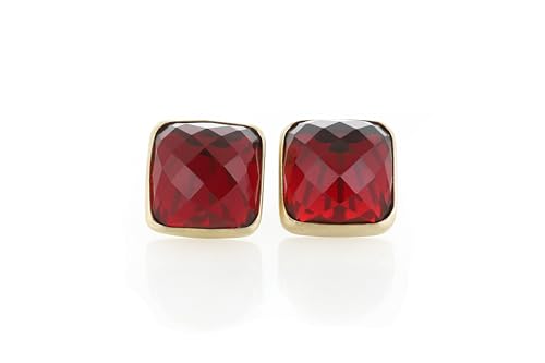 Boucles d'oreilles grenat or 18k hypoallergéniques pour en finir avec les irritations