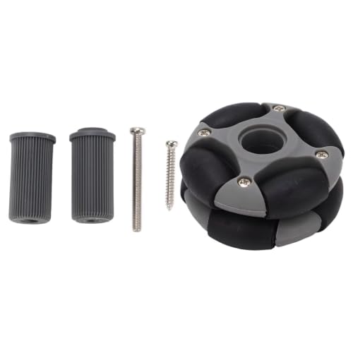 Roue omnidirectionnelle 48mm en PE rotatif compatible RC pièces voiture de rechange