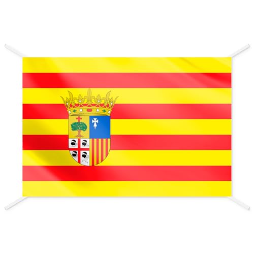 Bandera Aragón   Banderas del Mundo para Interior y Exterior   Banderas de Comunidades, Países   144x93 cm