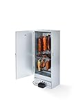 [page_title]-KAISER COMPANY'100' Hochwertiger Elektrischer Räucherofen/Räucherschrank aus verzinktem Blech I Tragbarer Smoker 120 cm I Perfekt zum Räuchern I Passen bis zu 15kg FleischI 2000WI mit Zubehör