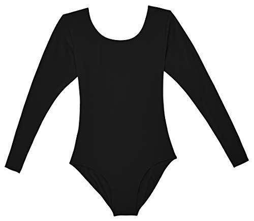 Danshow Women Long Sleeve Dance Leotards For Ballet Adult Lady Train Top thumb #2