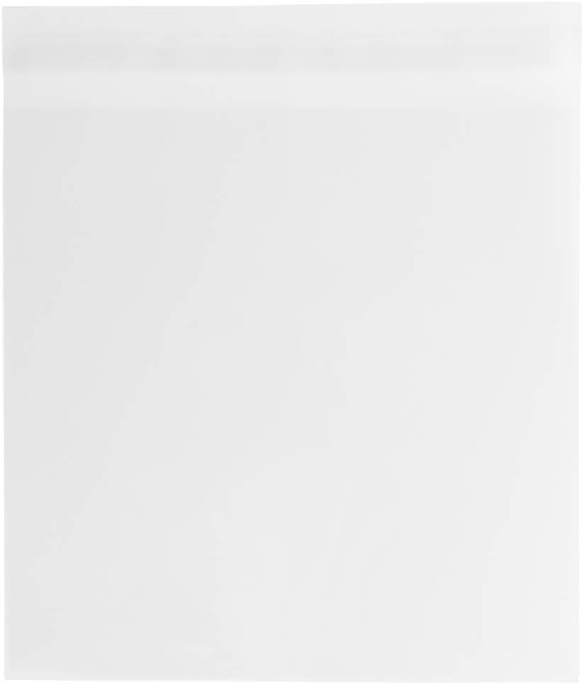 JAM PAPER Cello Sleeves with Self Adhesive Closure - 6 1/4 x 6 1/4 - Clear - 100/Pack