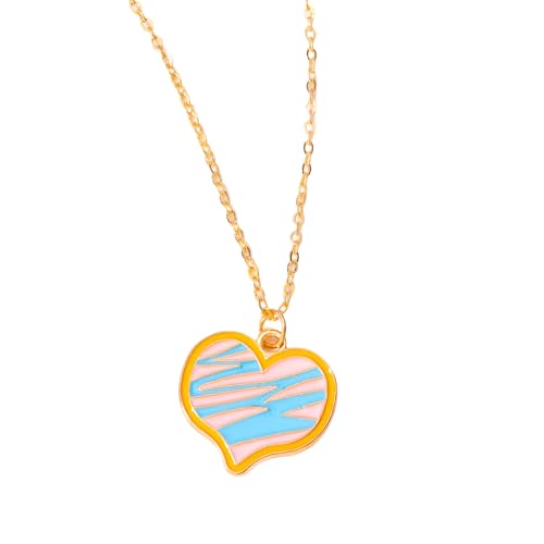 Collier Coeur Rouge en Argent Sterling 925, un Bijou Mignon et Raffiné