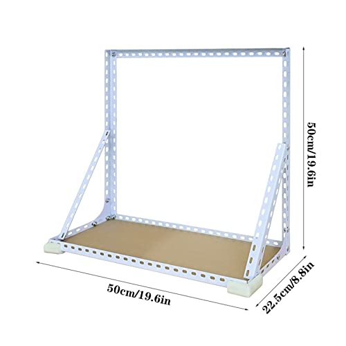 Soporte para CPU de torre de PC, montaje en pared, estructura metálica resistente, soporta hasta 66 lbs, fácil instalación, tamaño 50 x 22.5 x 50 cm miniatura 2