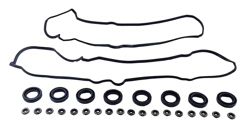 Image of Valve Cover Gasket and Spark Plug Seal Set 11213-38030 Compatible with Lexus LS460 2007-2017 LS600hL 2008-2016 GS460 2008-2011 GS430 2007 GS350 2007-2011