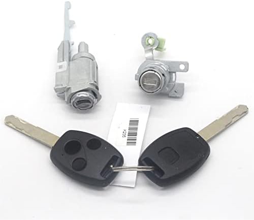 Complete Lock Set Ignition Switch Door Lock Barrel for Accord 2003-2007 Automotive Door Lock(6pcs Lock)