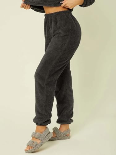 Image of KOTTY Women's Cozy Plush Fleece Lounge Pants - Ultra Soft Warm Relaxed Fit Comfort Wear
