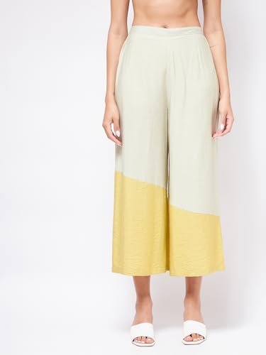 Image of Zima Leto Women's Silk Blend Co-ord Set | Modern Blazer and Pant Set | Solid Color Block Design | Sailor Collar Neck Jacket with Comfortable Fit | Stylish Western Outfits for Party, Office & Casual