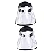 OSALADI 2pcs Dental Medical Protective Hat Transparent Protective Hat Visor Hats Clear Outdoor Hat Full Visor Anti-Spitting Protective Hat Dust Sun Block Hat Oil Sun Protection Empty Cap