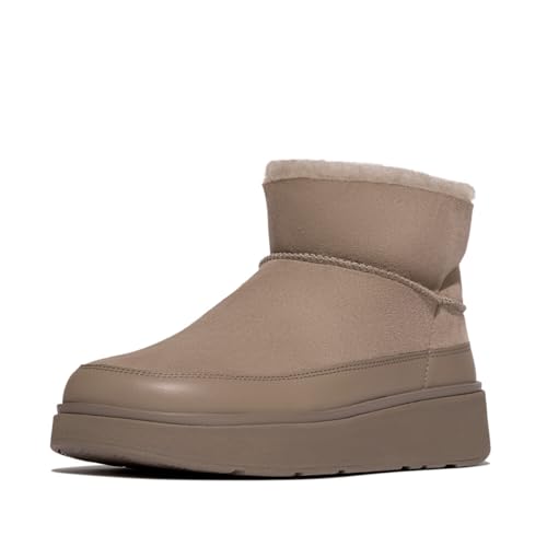 [�t�B�b�g�t���b�v] ���K�i ���f�B�[�X �_�u���t�F�C�X �V���[�g �u�[�c GEN-FF ULTRA-MINI DOUBLE-FACED SHEARLING BOOTS Taupe 22.0 cm
