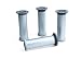 Produktbild Emuca 2034363 Set von 4 höhenverstellbaren Füssen für Möbel/Schrank/Sofa Ø40x140mm in Aluminium gebürstet