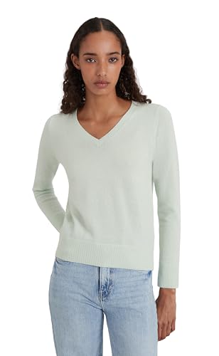Image of Style Republic Women's 100% Pure Cashmere V-Neck Pullover Sweater | Lightweight Tops, Ultra Soft Feel, Naturally Breathe, Easy Layering, All Day Comfort Wear, Easy Care, Hand Wash Only