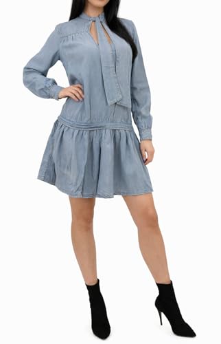 Robe en jean Diesel femme D-Nielle chic vêtement bleu en coton denim