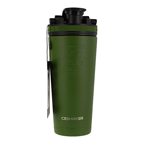 La Mejor Lista de Verde Militar los preferidos por los clientes. 47 Ice Shaker - TERMO SHAKER VERDE MILITAR acero inoxidable, marca , mantiene tu bebida por más tiempo a la temperatura que deseas