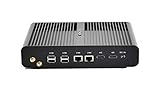 KINGDEL Intel i7 CPU de 5th generación Mini Ordenador de Escritorio, Mini PC Fanless con 16GB RAM, 256GB SSD, 2 x HD, 2 x Nic, 1 x SPDIF, 4 x USB 3.0, Wi-Fi, W-11 Pro