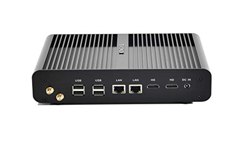 KINGDEL i7-5500U Broadwell CPU HTPC, Mini Desktop PC with 16GB RAM, 512GB SSD, 2xHD Ports, 2xNIC, 1xSPDIF, 4xUSB3.0, Card Reader