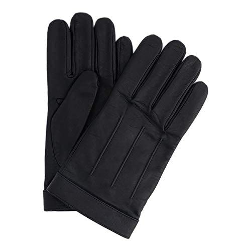 トミーヒルフィガー（メンズ）（TOMMY） ワンポイントロゴレザーグローブ【ブラック2/ONE SIZE（S-M）】