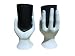 Hand Cup Pen/Pencil Holder (White/Black) by Arad