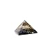 Produktbild Orgonit in Pyramidenform mit mehrfarbiger Blume des Lebens