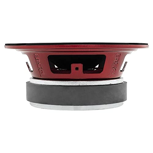 Ds18 Pro-X6Bm Loudspeaker - 6.5", Midrange, Red Aluminum Bullet, 500W Max, 250W Rms, 8 Ohms - Premium Quality Audio Door Speakers For Car Or Truck Stereo Sound System (1 Speaker) #TOP7