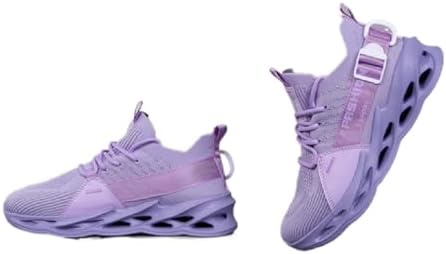 GSLMOLN Womens Trail Runing Shoes Casual Fashion Walking Shoes Lace Up Lightweight Soft Sole Comfortable Breathable Non Slip Outdoor Gym Athletic