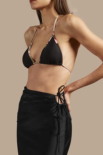 Solid AD Frilled Midi Skirt2