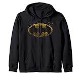 DC Comics Batman Dark Bat Fill Classic Logo Zip Hoodie