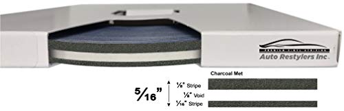 3M 5 16  x 150  Automotive Vinyl Pinstriping Tape (Charcoal Metallic)