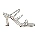 Calvin Klein Women's Jayla Sandal, Silver 040, 8