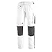 Produktbild Mascot Erlangen Arbeitshose Große Farbauswahl | Dreifache Kappnähte | Ergonomische Passform | Cordura-Gewebe | Reflexeffekte Öko-Tex Top Qualität Top Preis (82C42, Weiss/Dunkelanthrazit)