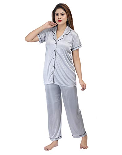 Image of Seema IMPEX Women's Satin Night Suit /Night WEAR