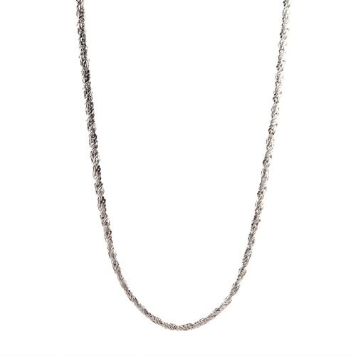 Image of THE MEN THING Chain for Men, Luxury Pure Titanium Steel Chain | Silver Stainless Steel Chain | Necklace Jewellery for Men & Boys