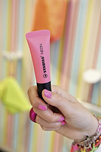 Stabilo 72/24 Pennarello Fluorescente, Nero-Giallo...