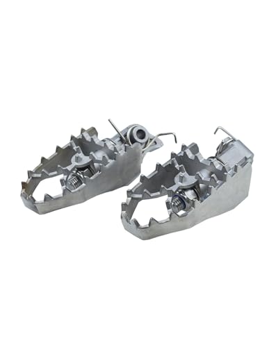 Pedales de Motocicleta Adecuado para R1200GS GSA R1250GS Adventure F750GS Accesorios Pedal Giratorio Pedal De Motocicleta Color Plateado Pedales de Moto Ajustables