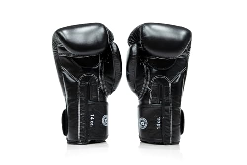 Fairtex x Booster Boxhandschuhe - BG V2 - Echtes Leder - Schwarz - 12 oz