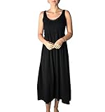 BESTE QUALITÄT - MADE IN ITALY: Unser italienisches Spitzenkleid ist dank weichem Stoff und luftig-lockeren Schnitt stylisch und bequem zugleich. Das ärmellose Sommerkleid mit toller Häkelspitze ist ein echter Hingucker und perfekt kombinierbar.