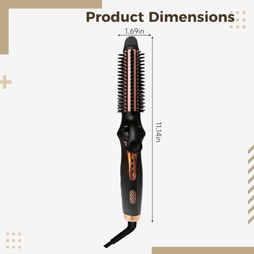 Plancha y rizador de cabello 2 en 1, calentamiento rápido miniatura 3