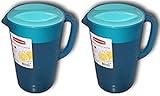 Rubbermaid Gallon Pitcher - Blue (2 Pack)
