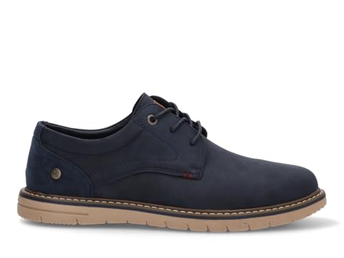 Zapatos casuales Etika para hombre con blucher camel de suela confort