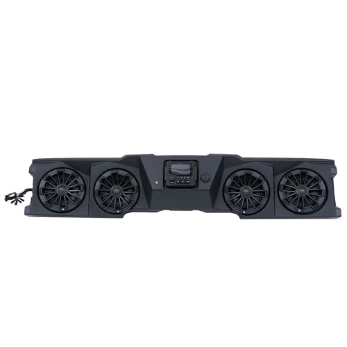 MB Quart MBQD-STG4A-1 320W Stage 4 Visor Audio System for Can-Am Defender 2017-2025 with Four 6.5-Inch Speakers, IP67 Rated, Plug-and-Play Kit, Black