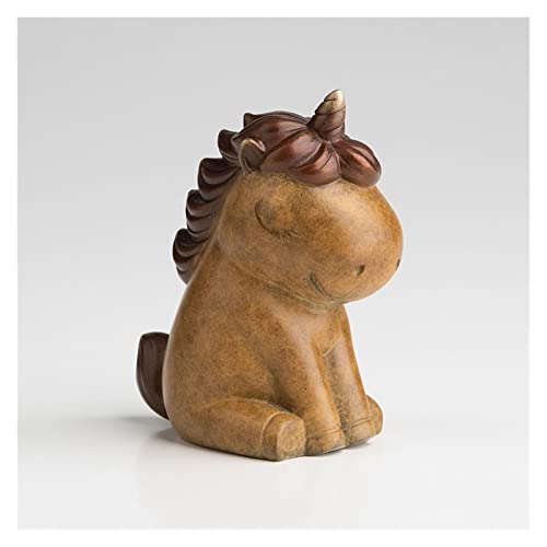 Licorne en laiton WXKAGF : statue décorative haut de gamme coulée à la main pour table et bureau