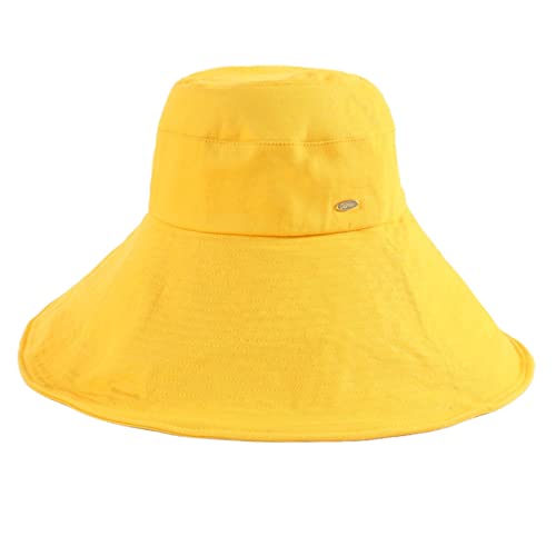 CB®Women Men Bucket Hat Wide Brim Hats Sun Protection Fishing Cap M Yellow|Clothing, Shoes & Accessories | Womens Accessories | Hats|1 Piece Sun Hat Deal