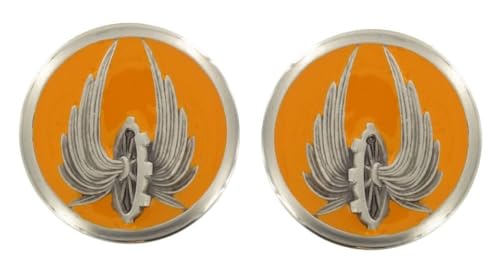 Insignes de Collet 14 RISLP Train Parachutiste Haute Finition