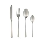 Russell Hobbs Vienna 48 Piece Cutlery Set - Stainless Steel Silverware, Service for 12, Tableware with Forks, Knives, Tablespoons and Teaspoons, Dishwasher Safe Flatware, Mirror Polished