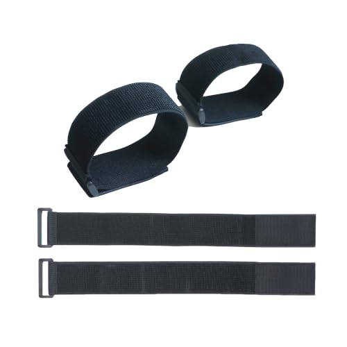 Image of Leg Exerciser Traction Straps, Under Desk Elliptical Pedal Band for Seniors, Secure & Stability for Electric Ellipse Equipment
