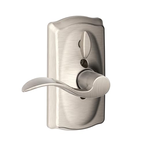 SCHLAGE Satin Nickel FE595VCAM619ACC Camelot Keypad Entry with Flex-Lock and Accent Levers thumbnail 5