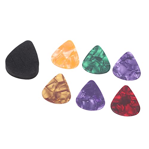 Kit de support de médiator, sac EVA 6 pièces médiators en celluloïd facile à coller ensemble de médiators de guitare… - Les Beatles, Paul McCartney, John Lennon, RIngo Starr, George Harrison Kit de support de médiator, sac EVA 6 pièces médiators en celluloïd facile à coller ensemble de médiators de guitare… – Image 3